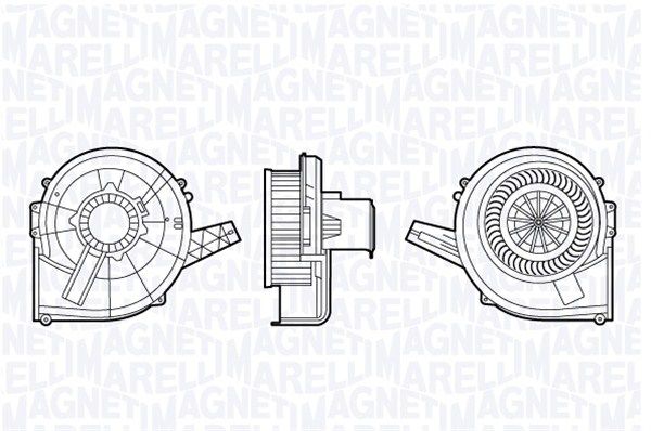 MAGNETI MARELLI Электродвигатель, вентиляция салона 069412666010